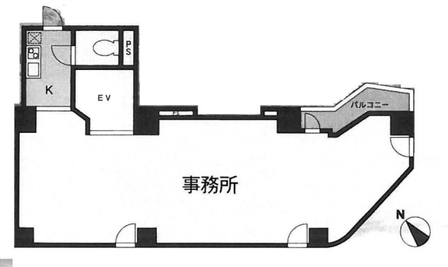 WATARIKIビル7F 間取り図