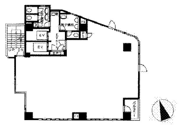 白山麻の実ビル7F 間取り図