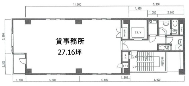 大竹ビル4F 間取り図