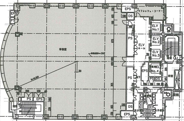 ヒューリック小舟町ビル11F 間取り図