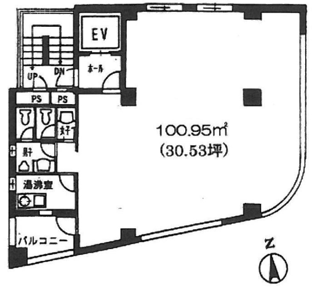 ケーワイビル2F 間取り図