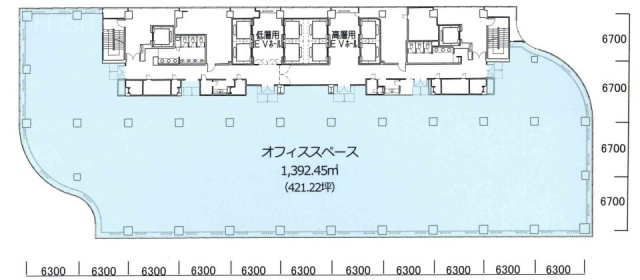 日比谷シャンテ(東宝日比谷)ビル15F 間取り図