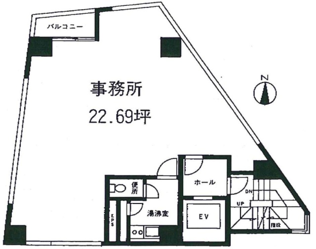 トミービル9F 間取り図