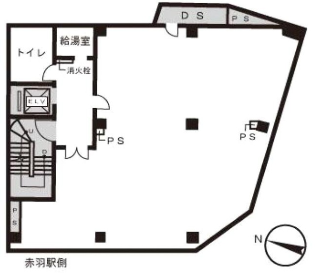 TC第35赤羽南口ビル5F 間取り図