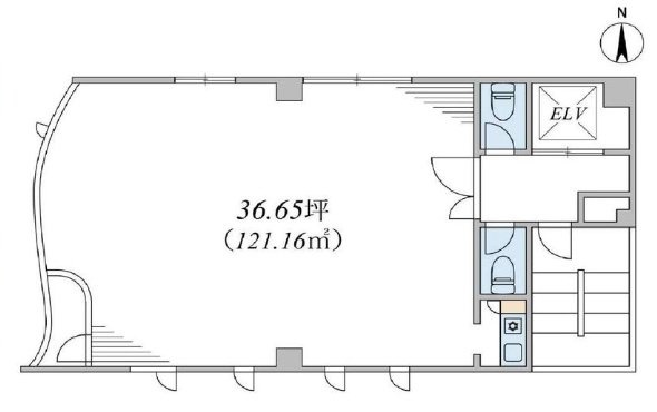 サンホワイトビル2F 間取り図