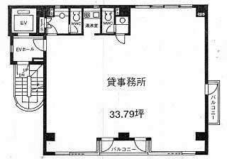 ミカミビル6F 間取り図