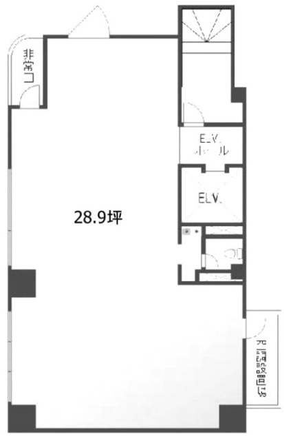 五反田Nビル8F 間取り図