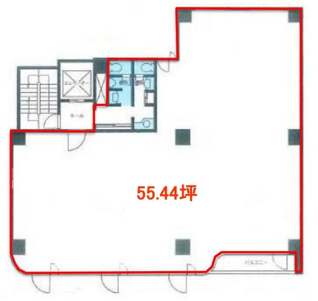 新橋森ビル3F 間取り図