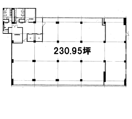 中川築地ビル2F 間取り図