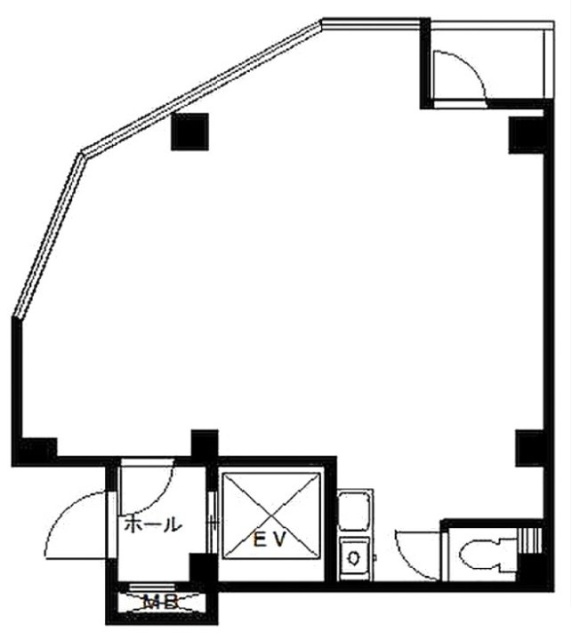 押上フロンティアビル3F 間取り図