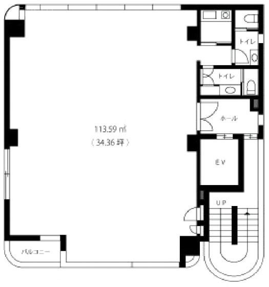 今井ビル2F 間取り図