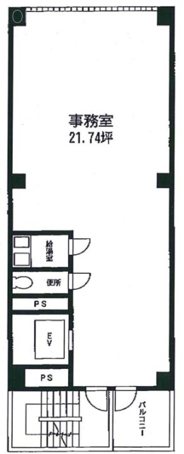 緑町塚本ビル3F 間取り図