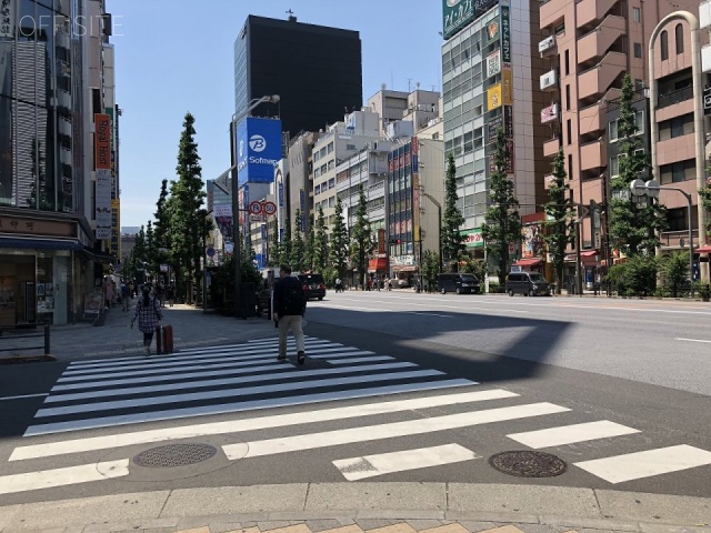 シューマンビル ビル前面道路