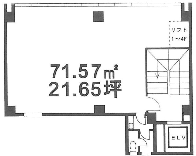 藤倉ビル6F 間取り図