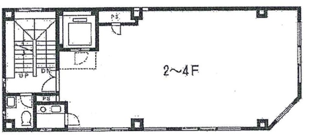 アネックス小舟ビル2F 間取り図