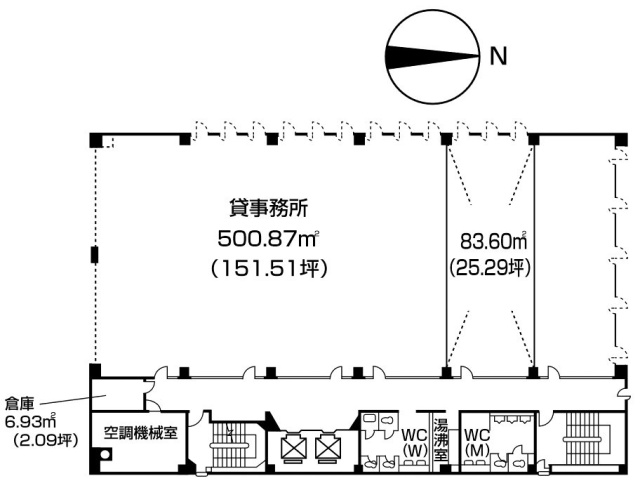 千葉第一生命ビル5F 間取り図