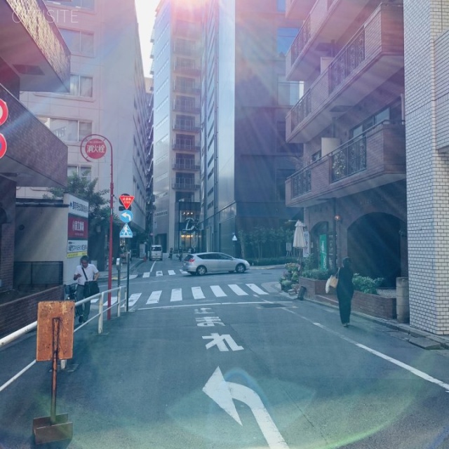 ライオンズステーションプラザ半蔵門 ビル前面道路