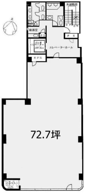 九段北325ビル6F 間取り図