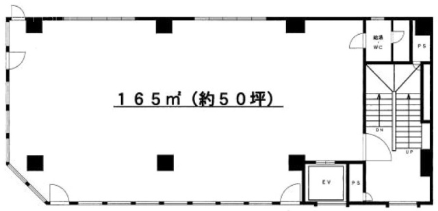 モトマチ8番館ビル5F 間取り図