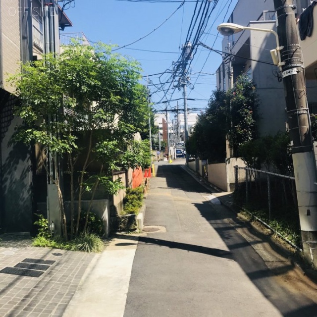 アビエス代々木 ビル前面道路