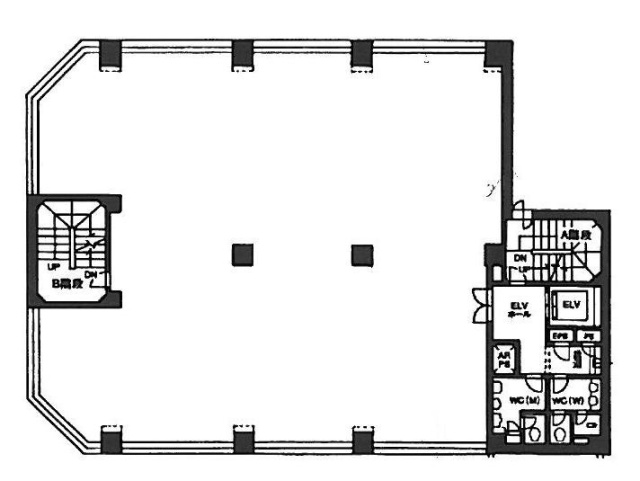 東京セントラルプレイス2F 間取り図