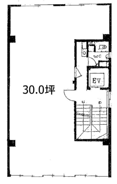 第2中央ビル6F 間取り図