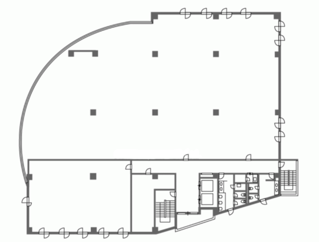 フロンティア代々木6F 間取り図