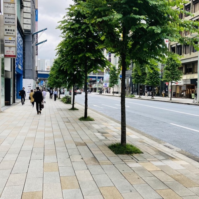 KDX銀座8丁目ビル　ビル前面道路