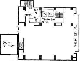 セントピアビル8F 間取り図