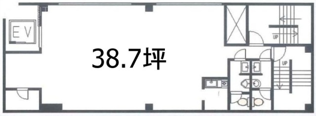 ミナミ御徒町ビル6F 間取り図