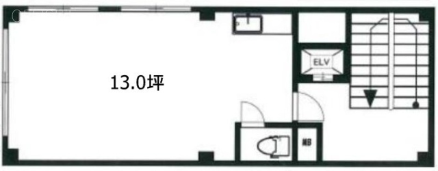 花岡ビル6F 間取り図