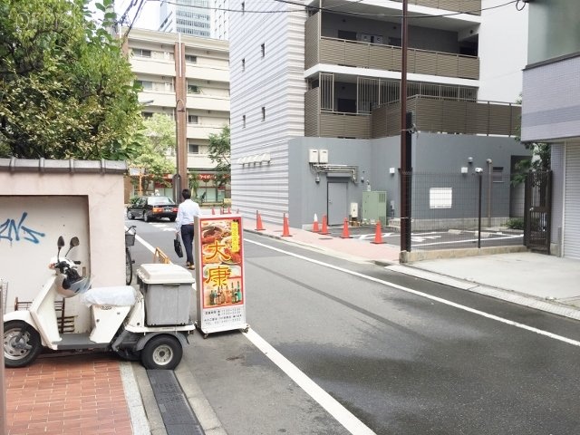 レジェンド五反田 ビル前面道路