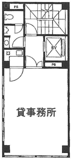 パップス銀座ビル2F 間取り図