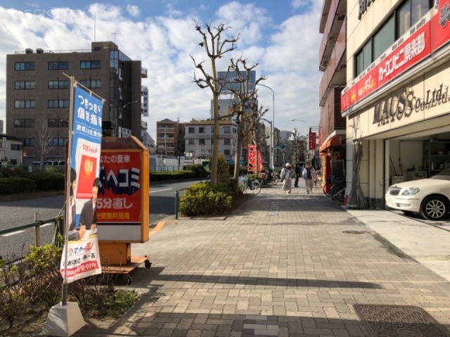 糀谷岡野ビル ビル前面道路