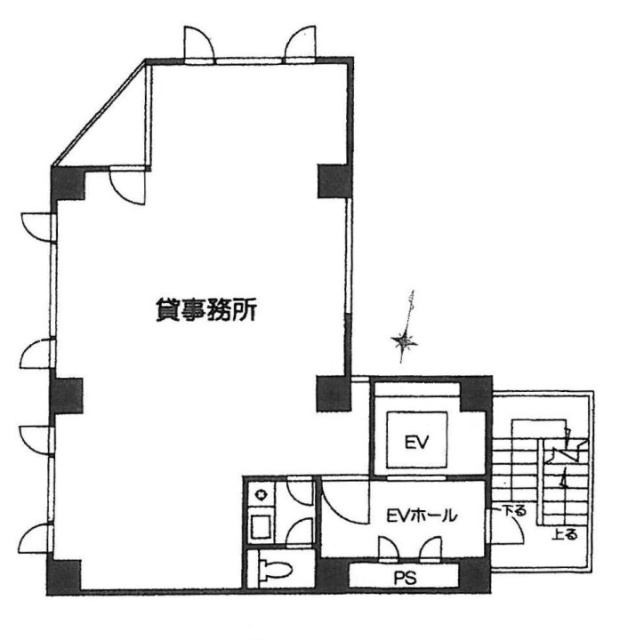 セピアコート人形町ビル2F 間取り図