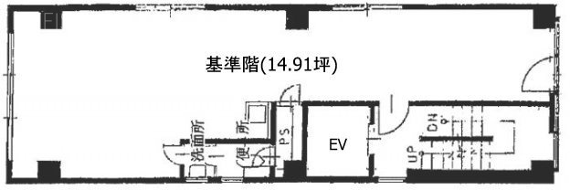 藤井第2ビル3F 間取り図