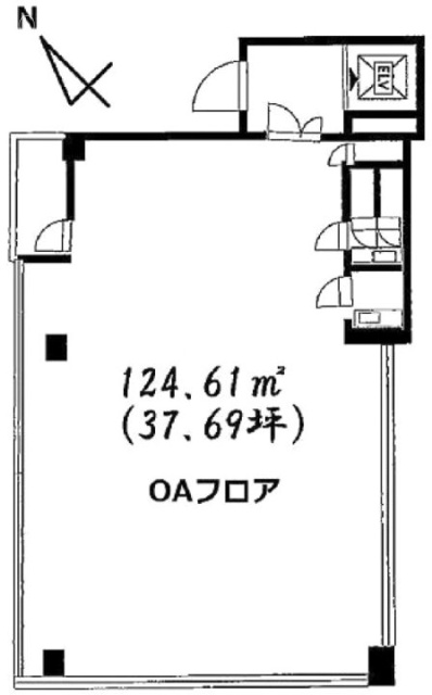 芸文社ビル3F 間取り図