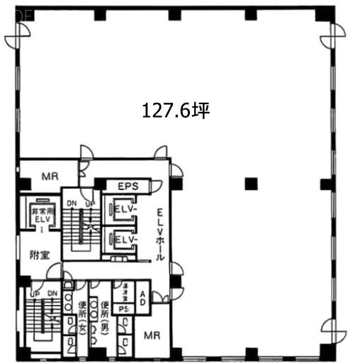 池袋青柳ビル6F 間取り図