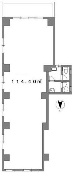 岡本ビル4F 間取り図