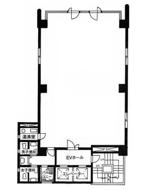 東京エムワイビル1F 間取り図