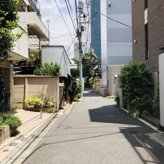 リード赤坂ビル ビル前面道路