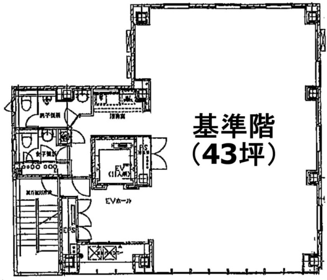 プレリー八重洲ビル6F 間取り図