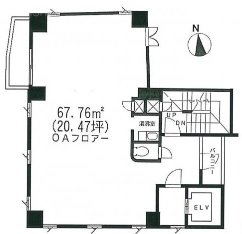 オーク・タワー高円寺6F 間取り図