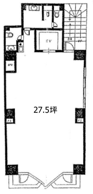 大塚キャリアビル3F 間取り図