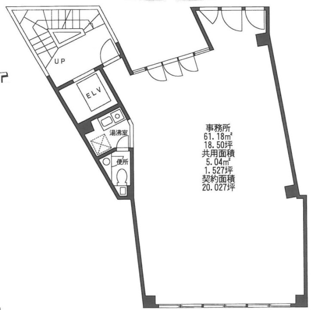 Mビル5F 間取り図