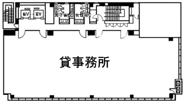 読売横浜ビル5F 間取り図