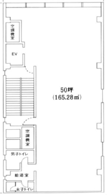 三徳八重洲ビル6F 間取り図