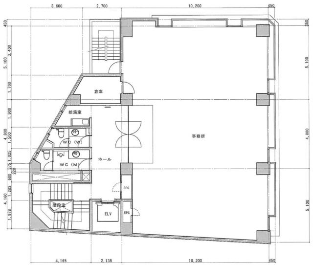 幡ヶ谷プラザビル2F 間取り図