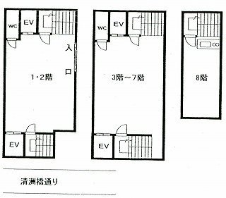 トウセン馬喰町ビル4F 間取り図