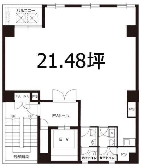 笹尾ビル4F 間取り図